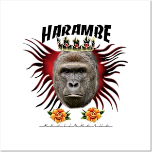 Harambe RIP Posters and Art